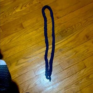 Handmade Blue Braided scarf